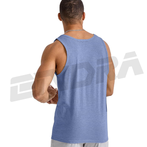Muscle Tank Tops I Shaped chaleco sin mangas cuello redondo gimnasio camisa entrenamiento blusa Fitness Activewear Top para hombres 2025 - Product Image 4