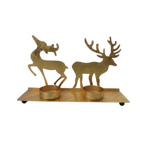 Nouvel arrivage de bougie décorative de Noël en fer rond avec support votif en aluminium orange pour le salon et la décoration de table - Product Image 6