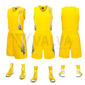 ชุดกีฬาบาสเก็ตบอล Valva Sports Superior BSCI โพลีเอสเตอร์ น้ำหนักเบา ระบายอากาศได้ดี ป้องกันแบคทีเรีย แห้งเร็ว พิมพ์โลโก้ตามสั่ง - Product Image 3