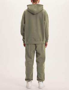 Color sólido Hombres Pullover Sudadera con capucha Algodón Fleece Oversized Winter Fashion Street Style - Product Image 6