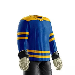 Uniformes de Hockey sobre Hielo para Hombre de Alta Calidad, 100% Poliéster, Cómodos, Transpirables, de Secado Rápido, Ecológicos, con Diseño Único, Gran Venta - Product Image 3