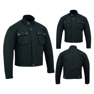 Veste de moto en cuir imperméable et respirante, grande taille, avec logo personnalisé, pour la conduite en extérieur - Product Image 5