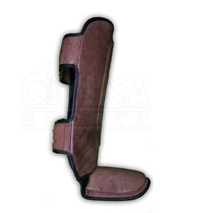 Espinillera de piel de vaca ligera unisex personalizada para boxeo adulto venta en línea con logotipo personalizado - Product Image 6