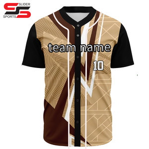 Wholesale Custom Letter Printed Embroidered V-Neck Jersey Sublimation Baseball Softball Uniforms <b>Stitched</b> Sets Including Plus - Product Image 1