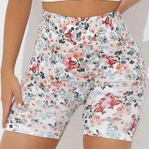 Logotipo personalizado Gimnasio Fitness Sets Sublimación Serpiente Imprimir Entrenamiento Cintura alta Yoga Control de barriga Mujeres Sublimación Legging Shorts - Product Image 6