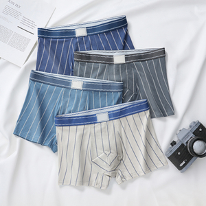 Ropa Interior Masculina, Bóxers de Algodón Combinado, Ropa Interior Delgada y Transpirable, Modal Elástico, Bóxers Delgados para Adultos, Venta al por Mayor, Productos en Existencia - Product Image 3