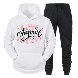 Pantalones Deportivos de Alta Calidad para Hombre, Ligeros, Suaves, 100% Algodón, Personalizados, Conjuntos de Dos Piezas, Chándales Unisex - Product Image 2