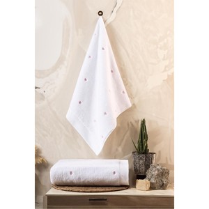 Varol Love Series Embroidered Micro Cotton Jacquard <b>Bath</b> <b>Towel</b> <b>Set</b> Quick-Dry Skin-Friendly for Home Novel Cartoon Face <b>Towel</b> - Product Image 4