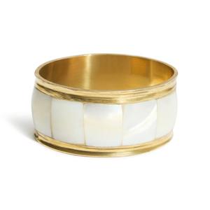 Anneau de serviette en laiton martelé Faizacraft, en acier inoxydable, cadeaux de fête pour les mariages et les événements - Product Image 3