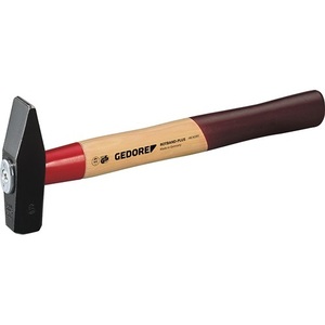 Marteau de percussion pour serrurier GEDORE Rotband-Plus 1000 g avec manche en hickory de 360 mm et manchon de protection en acier - Product Image 1