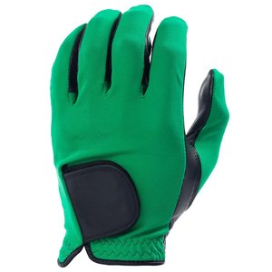 Spandex bleu marine en tissu haute Performance avec gants de golf faits à la main en cuir Cabretta gants de golf antidérapants en cuir personnalisés - Product Image 5