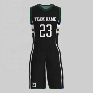 Conjunto de uniforme de baloncesto personalizado con estampado de logotipo ideal para equipos y clubes hecho de tela de ropa deportiva transpirable suave para entrenamiento - Product Image 3