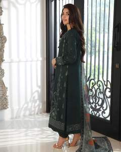 ชุดเดรสออกงานแบบทางการสำหรับผู้หญิงชุดเดรสออกงานกลางคืนสไตล์ซาลาปากีสถานซาลวาร์ Kameez แบบใหม่หรูหราหรูหรา2123 - Product Image 2