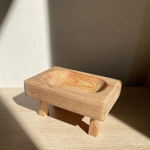 Porte-savon en bambou écologique de luxe pour lavabo de salle de bain, finition lisse, antidérapant, design moderne - Product Image 2