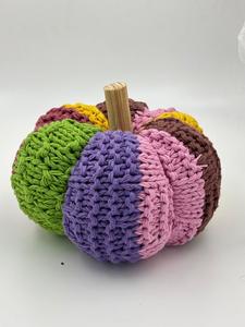 Calabaza de Ganchillo 3D Hecha a Mano Multicolor de Lujo, Decoración de Algodón Suave para Acción de Gracias, Halloween y Cosecha, Alta Calidad, Nuevo y Popular - Product Image 2