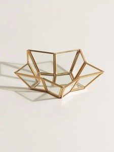 Plateau de service en verre décoratif haut de gamme maison hôtel mariage Table décorative pièce centrale espace de luxe - Product Image 4