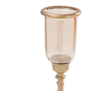 Gold Aluminum <b>Tall</b> Hammered High-quality aluminum <b>candle</b> stand Modern Arabic design <b>candle</b> <b>holder</b> - Product Image 5