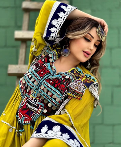 Vestidos vintage afganos de alta calidad, los mejores precios al por mayor, diseños de bordado únicos - Product Image 3