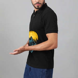 Camisas Polo para Hombre de Alta Calidad, Nuevo Modelo 2025, Diseño Personalizado, Patrón Liso, Algodón Informal, Teñido Liso, Venta al Por Mayor - Product Image 3