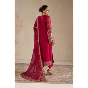 Elegant Embroidered Chiffon Mother of Bride <b>Dress</b> SF-4363 - Product Image 2