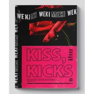 [อย่างเป็นทางการอัลบั้ม KPOP] เกาหลี KPOP ไอดอลสาวกลุ่ม WEKI MEKI 1st อัลบั้มเดี่ยว KISS,เตะ KISS VER.