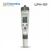 Testeur de pH numérique portable LPH-101 ATC avec calibration 3 points, analyseur de qualité de l'eau, du vin et de la bière, OEM ODM