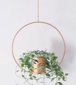 Juego de 3 macetas de interior y exterior de metal pulido dorado con soporte para decoración de maceta y Jardín de hogar y hotel - Product Image 6