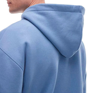 Sudadera con capucha de algodón 100% de alta calidad personalizada del fabricante, sudadera de invierno de talla grande, patrón sólido, cuello con capucha, teñido liso - Product Image 2