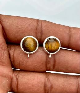 925ต่างหูตาเสือเงินสเตอร์ลิงต่างหูสวยสำหรับผู้หญิง - Product Image 2