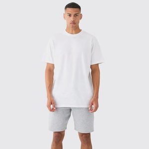 High Quality Blank 100% Cotton <b>Tshirt</b> Oversized Fit Drop Shoulder Cotton Jersey Combed Cotton Premium Quality <b>Men's</b> T-shirts - Product Image 2