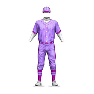 Ropa deportiva personalizada Uniforme de béisbol Último diseño Ropa deportiva de béisbol y softbol Conjunto de uniforme de béisbol multicolor - Product Image 5