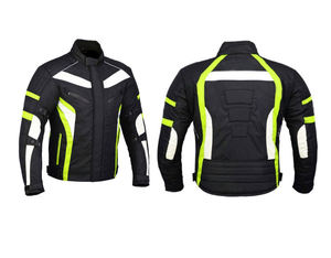 Veste de moto de style cruiser été/hiver coupe décontractée couture rétro certifiée CE ignifuge anti-UV - Product Image 4