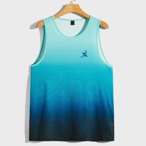 เสื้อกล้ามสำหรับผู้ชายผ้าคอตตอนสีพื้นแห้งเร็วสำหรับออกกำลังกายฤดูร้อนสไตล์ลำลองระบายอากาศได้ดีสินค้ามา2024 - Product Image 1