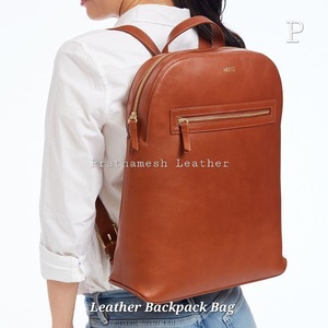 Sac à dos d'affaires classique fabriqué à la main sécurisé spacieux mode Direct usine prix de gros en cuir fini à la main - Product Image 2