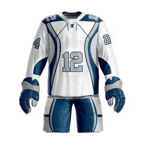 2025 meilleure qualité ensemble d'entraînement de Hockey sur glace pour hommes Pakistan fait vêtements de sport prix de gros nom d'équipe personnalisé Service OEM - Product Image 4