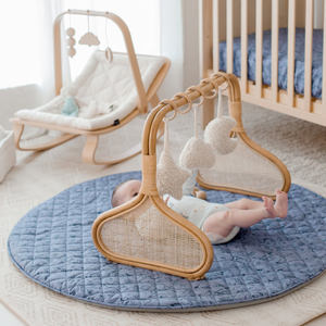 Colchoneta de mimbre para actividades en el gimnasio para bebés y niños, juguetes para desarrollar habilidades motoras - Product Image 2