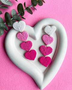 ต่างหูลูกปัดข้าวทำด้วยมือสำหรับผู้หญิงเครื่องประดับแฟชั่นน้ำหนักเบา - Product Image 4