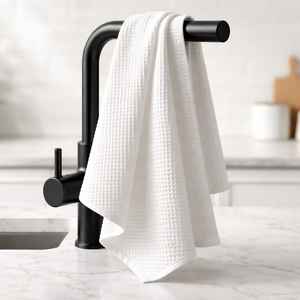 MYT-EX Eco-Friendly Quick-Dry Absorbent Cotton Woven Home & Hotel Use Kitchen Hand <b>Waffle</b> <b>Towel</b> with Custom Logo for Adults - Product Image 5
