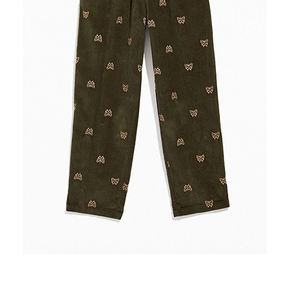 Pantalones informales para hombre logotipo personalizado venta al por mayor alto fabricante mejor material medio recto ajuste holgado nuevo estilo precio alta calidad - Product Image 3