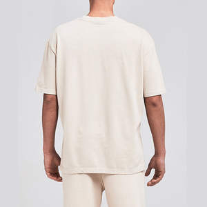 Camiseta personalizada lisa al mejor precio directa de fábrica para hombre 100% algodón puro ligero 200g Boxy Fit estilo extragrande - Product Image 5