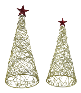 Árbol de Navidad de metal blanco de alta calidad con iluminación LED Nuevo diseño para Decoración de mesa - Product Image 6