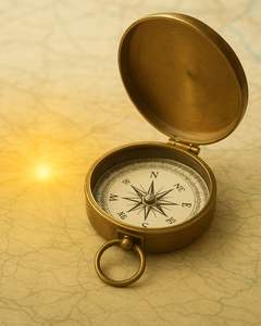 Handmade Heavy Solid Brass Nautical <b>Compass</b> Working Marine <b>Navigation</b> Tool For Sailing Boating Hiking Camping Travel Use - Product Image 6