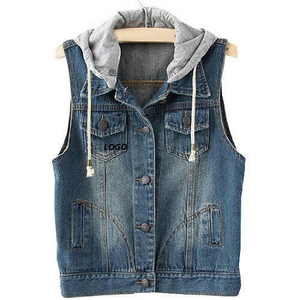 Vêtements décontractés pour hommes Vestes en jean personnalisées Hip Hop mode couleur jean personnalisé respirant Street Wear Veste en jean - Product Image 4
