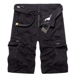 Shorts cargo pour hommes de haute qualité, sur mesure, streetwear, multi-poches, vêtements de travail, randonnée, 100% coton, solide, imperméable, respirant - Product Image 4