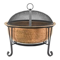 Barbecue d'extérieur moderne en fer et bois, écologique, portable, finition mate, hauteur réglable, entièrement protégé, vente en gros