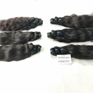 En gros 100% Vierge Temple Vietnamien Extensions De Cheveux Humains Profonds Bouclés Bundles Indien Droit Afro Brut Vague Naturelle - Product Image 2