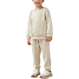 Chándales pesados de alta calidad 100% de algodón para niños, chándal para niños con diseño personalizado para correr - Product Image 1