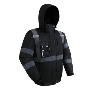 Chaqueta de Seguridad Reflectante de Alta Visibilidad, Impermeable, de Softshell, para Construcción, Ropa de Trabajo, Fabricada por HSI - Product Image 5