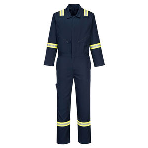 Ropa DE TRABAJO Overoles Reflectantes Hi Vis Engineer wear Overol Mangas largas Hi-Vis Taped Cotton Safety Overol Ignífugo - Product Image 5