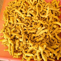 Curcuma cru séché de qualité supérieure, en tranches, jaune vif, épice naturelle au goût intense, emballage en polybag de 25 kg
